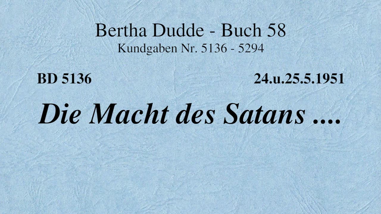 BD 5136 - DIE MACHT DES SATANS ....