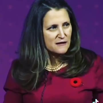 Schwabian dystopia - Intolerant WEF witch: unjabbed are unwelcome in Chrystia Freeland's audience