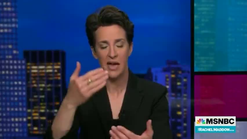 Remember when Rachel Maddow said this? Ya. Fake News.