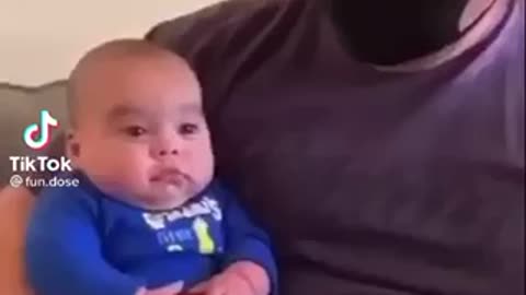 Baby cried because of biscuits