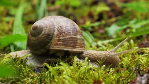 Watch the Fascinating Movement of a Snail: Nature's Slow-Mover