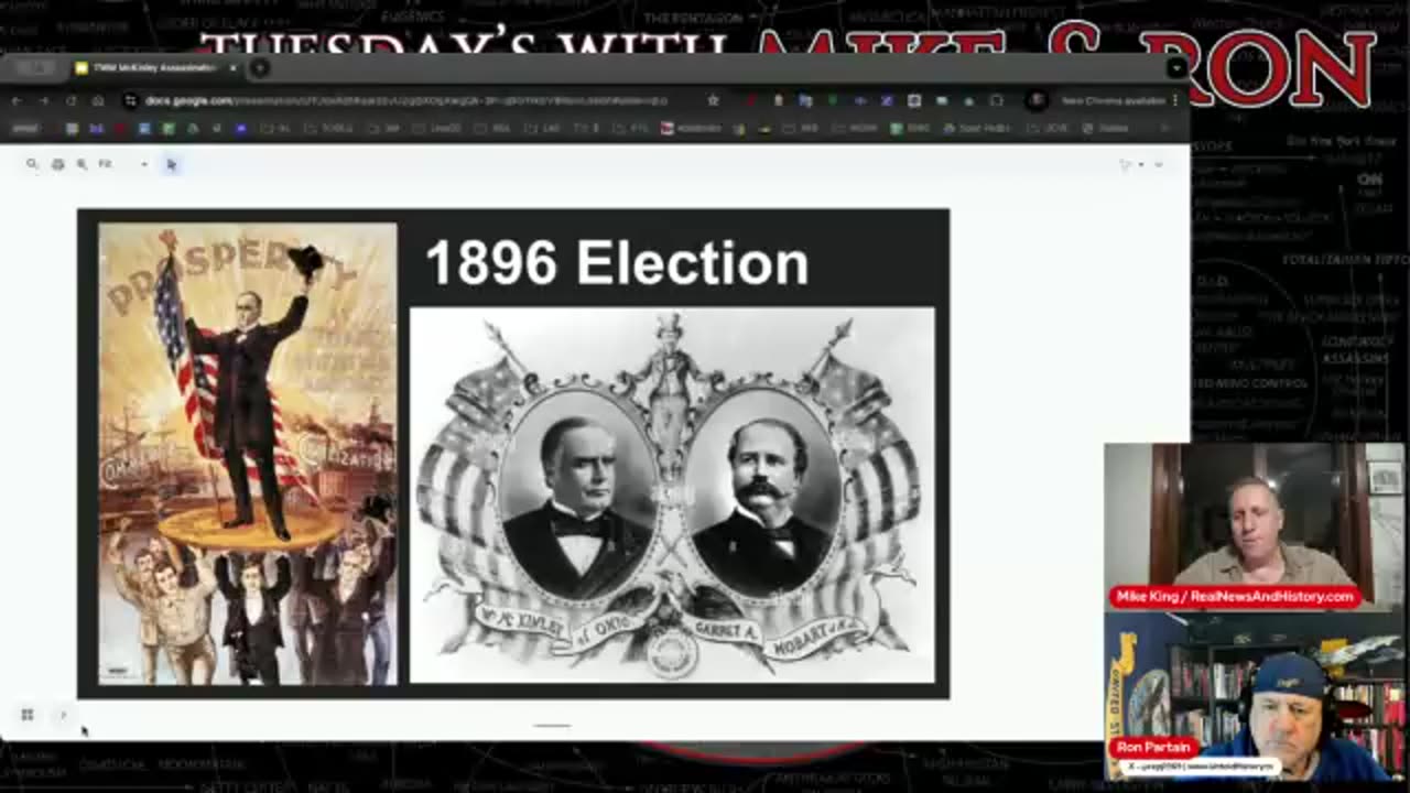 Mike King & Ron : Why Did Trump Mention The Assassination of President McKinley? - 10/29/24