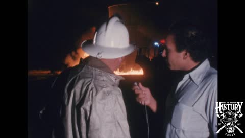 Odessa Firefighters at Tank Battery Fire 1970's