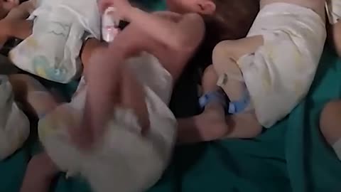 Premature babies in Al Shifa ICU were relocated after Israeli strike.mp4