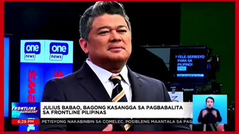 JOURNONG BETERANOBago nating kasangga saFrontline PilipinasJULIUS BABAO SA NEWS5