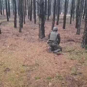 Demining in Russian...