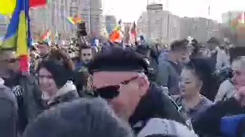 Protestul cetatenilor in Bucuresti; partea 8