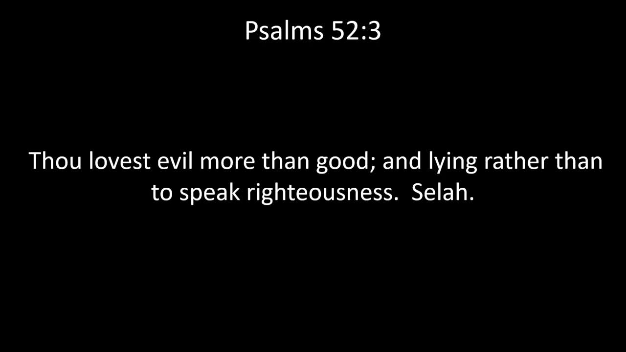 KJV Bible Psalms Chapter 52