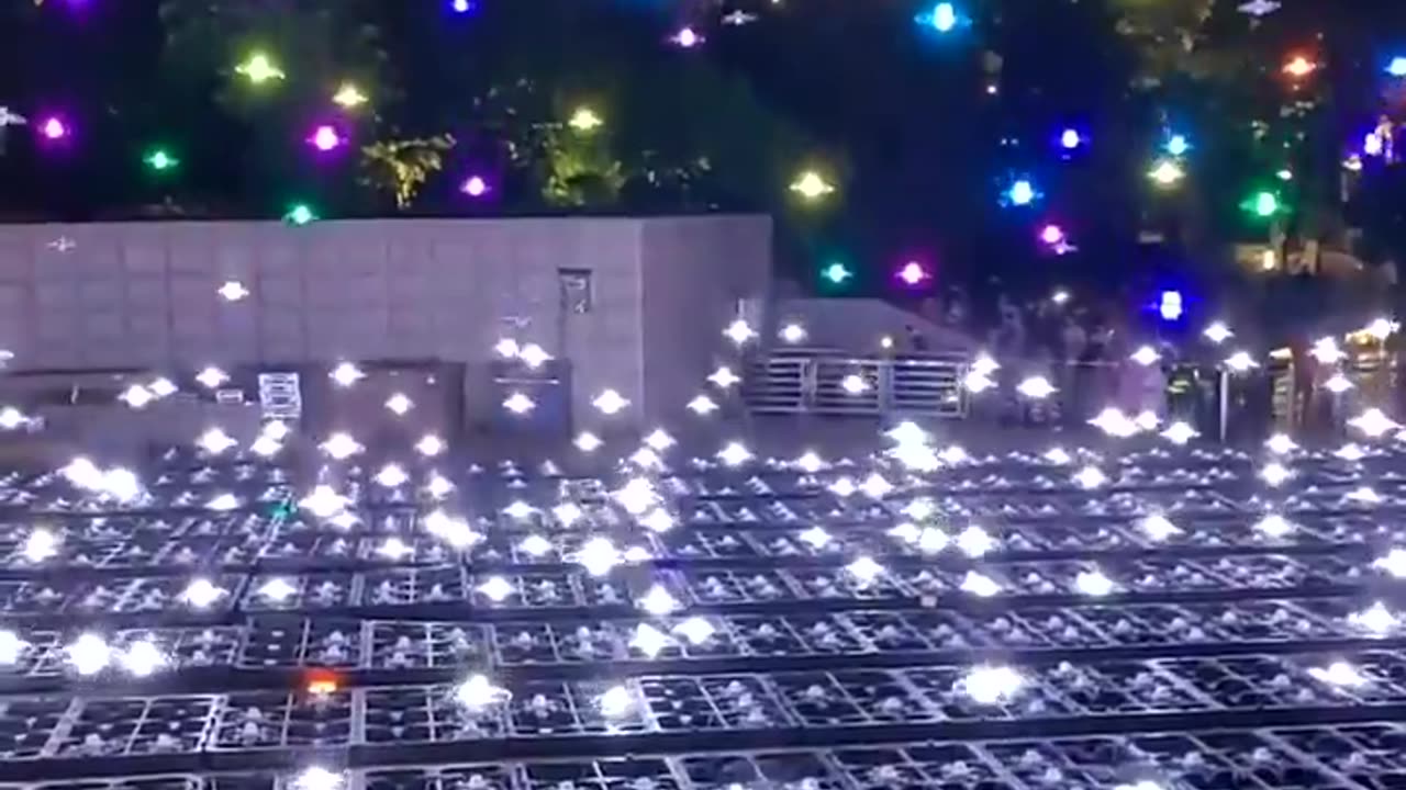 In China, the drones even pack themselves away after a show