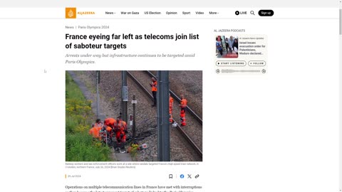 TELECOMMUNICATION IN FRANCE SABOTAGED In Latest Infrastructure ATTACK, Eyeing The Far Left