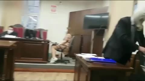 Polish court tells man to put on a mask and gets arrested by Police.