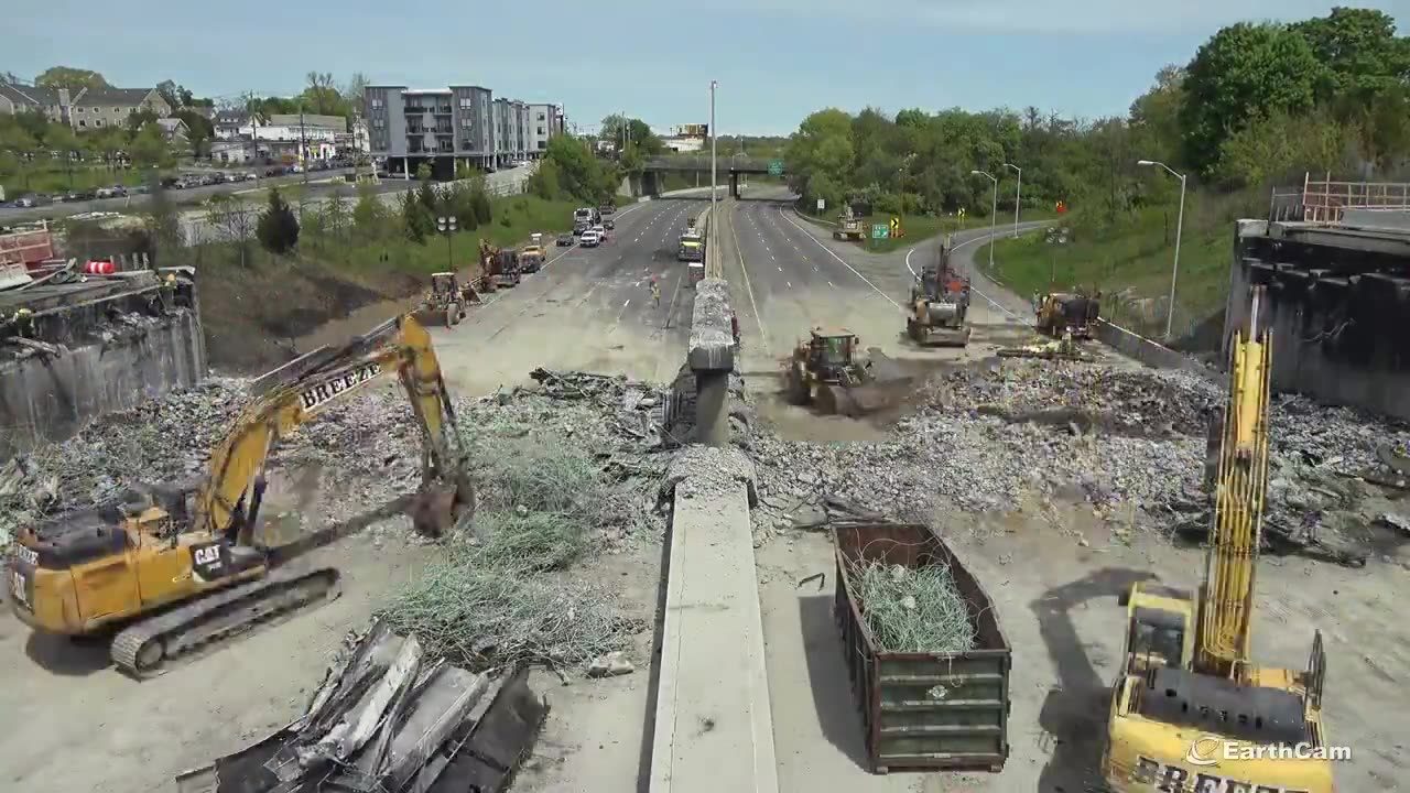 bridge demolition in #Norwalk.