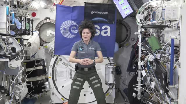 ESA Astronaut Samantha Cristoforetti Delivers a Message from Space gamescom ONL 2022