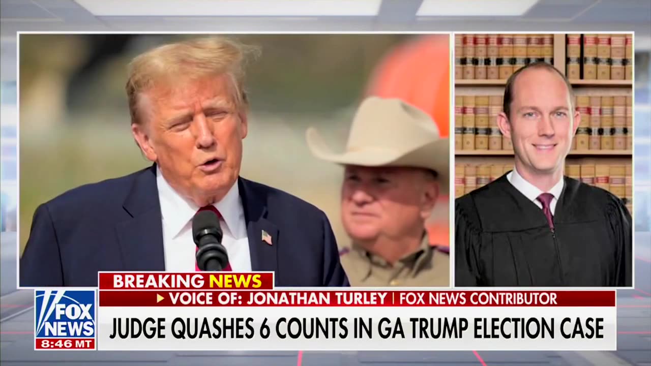 Judge Tosses Six Counts Against Trump - Jonathan Turley Weighs In