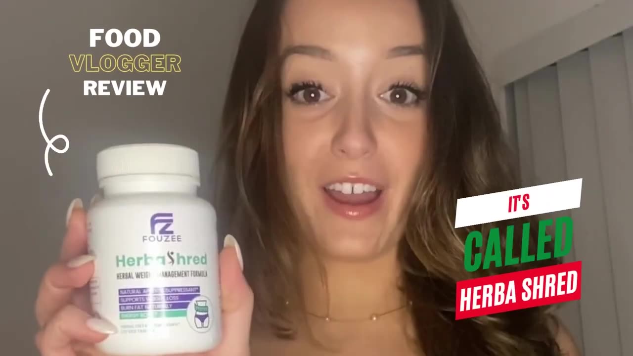 FOUZEE- HerbaShred Herbal Vegan Dietary Supplement helps to break down fat and lose weight naturally