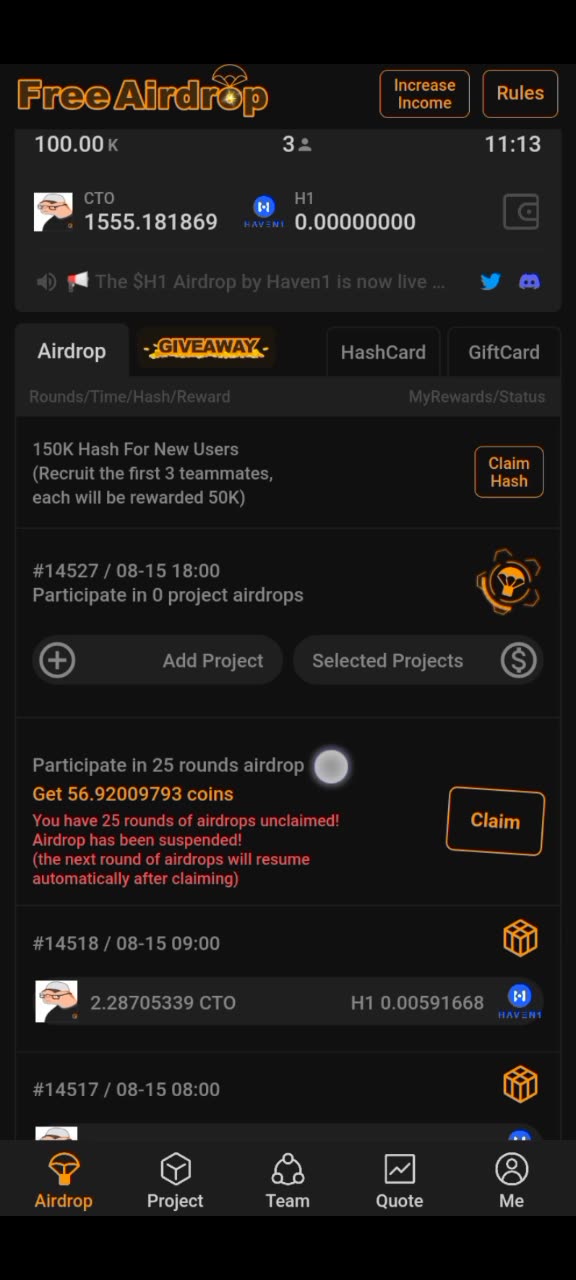 Satoshi App | How To Claim The New Airdrop | Haven1 ( H1 )