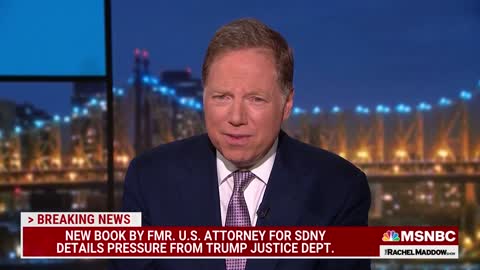 Former U.S. Attorney Details Trump, Barr Efforts To Corrupt DOJ With Political Agenda