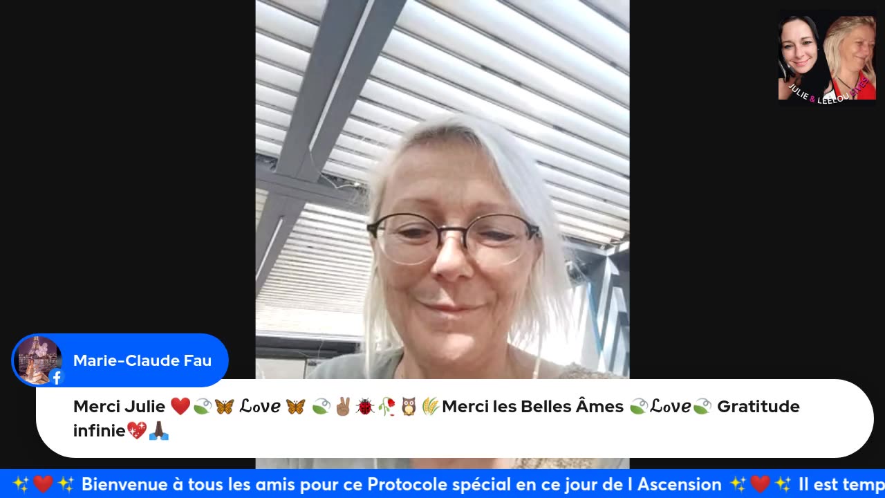 Protocole du 9 Mai en ce jour de l Ascension avec Julie & Leelou 09/05