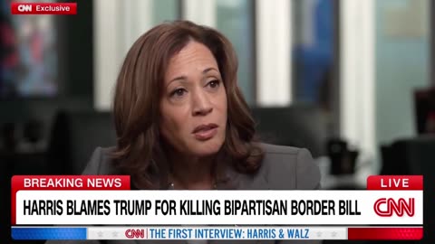 Kamala on the border: "I would enforce our laws as President going forward."