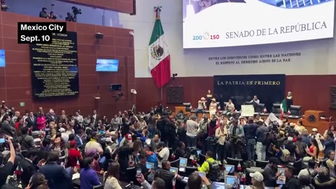 Protesters Storm Mexico's Senate Building