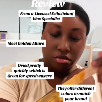 Melting & Self Hand Waxing with Sexy Smooth Golden Allure Hard Wax | @thewaxbarcharlotte