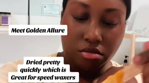 Melting & Self Hand Waxing with Sexy Smooth Golden Allure Hard Wax | @thewaxbarcharlotte