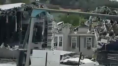 A queda de um avião.