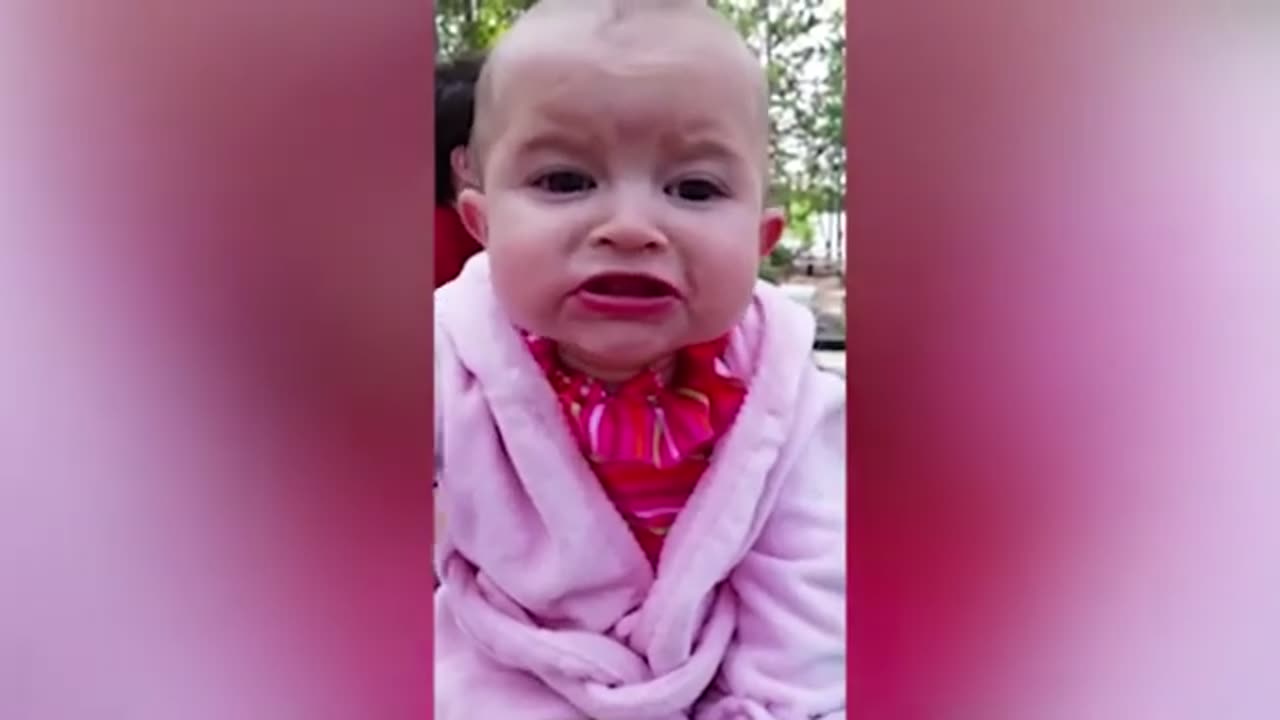 FUNNY BABY VIDEOS try not to laugh baby..!!!