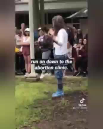 UNBELIEVABLE INHUMAN PRO ABORTION SPEECH - EVIL