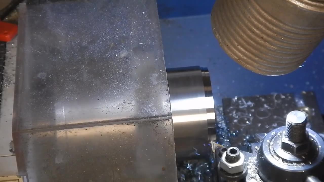 1000 Watt Chinese Lathe. Can it Cut 0.50" of Steel?