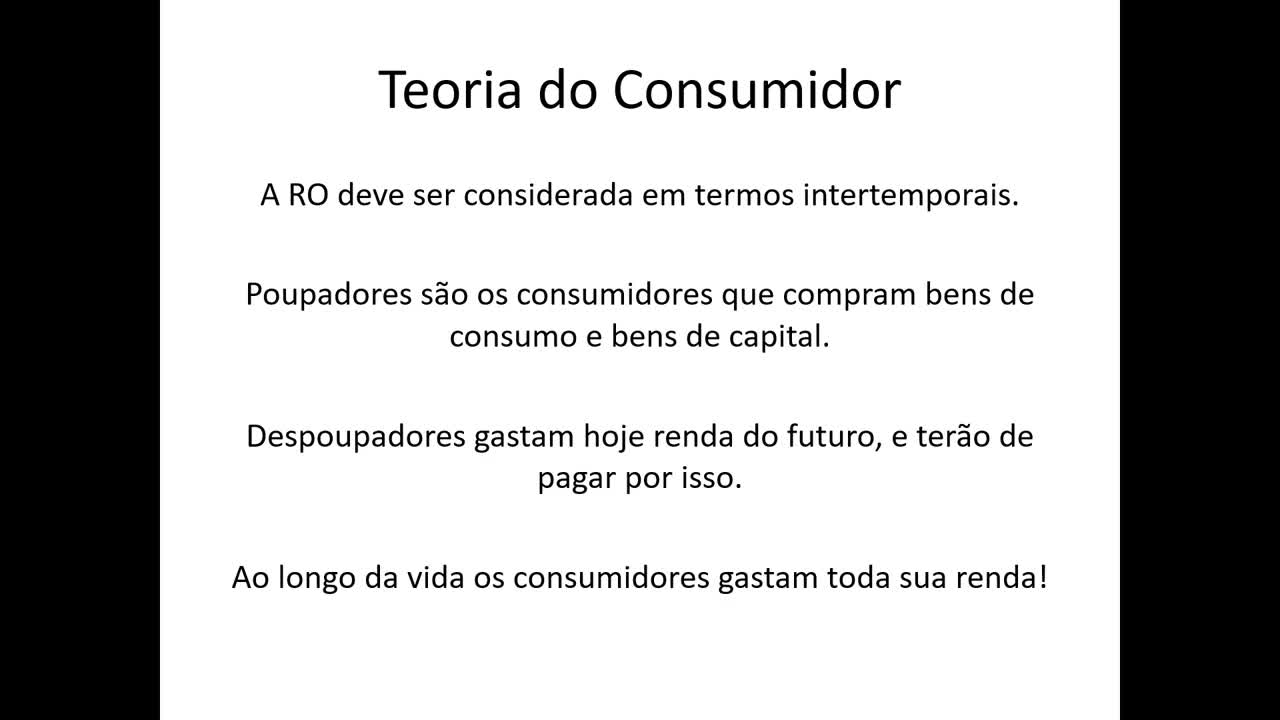 Microeconomia 029 Teoria do Consumidor Restrição Orçamentária Graficamente