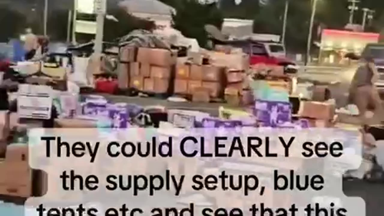 Military-style black helicopter intentionally “rotor-washed” civilian volunteer flood relief supply