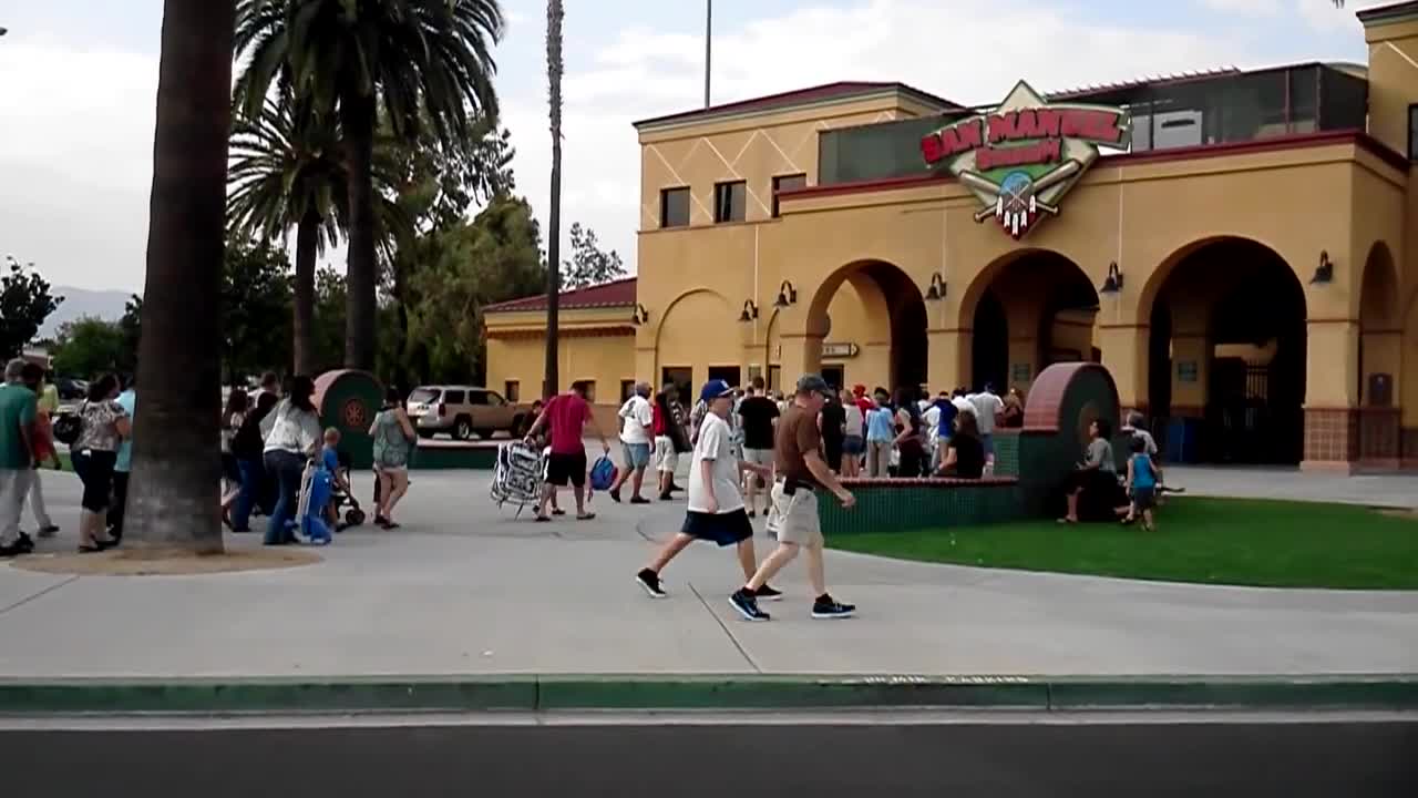 Train horn prank san bernardino