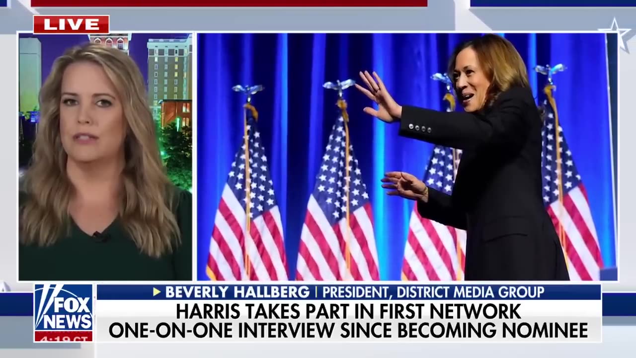 'BEST WE HAVE' Kamala Harris roasted for one-on-one interview