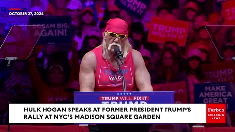 'When I Hear Kamala Speak...': Hulk Hogan Roasts 'Bad Actress' Kamala Harris At Trump's MSG Rally