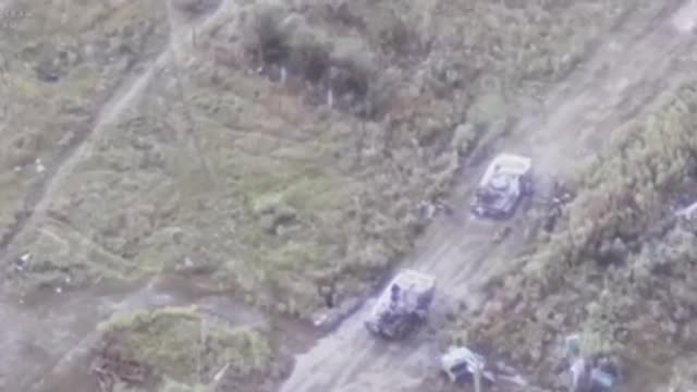 Ukrainian BMPs run over their Troops