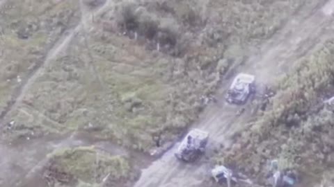 Ukrainian BMPs run over their Troops