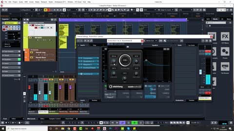 Cubase Techno Tutorial - Start To Finish - Lesson 3 Bass Rumble