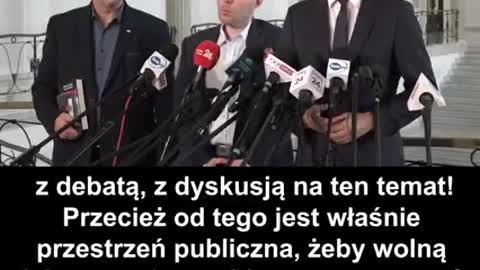 Cenzura w sprawie Jedwabnego
