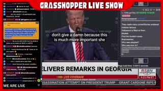 Grasshopper Live Decode Show - President Trump in Cumming, Georgia