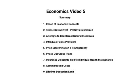 Economics Video 6