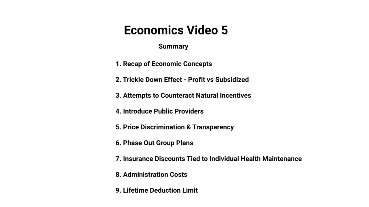 Economics Video 6