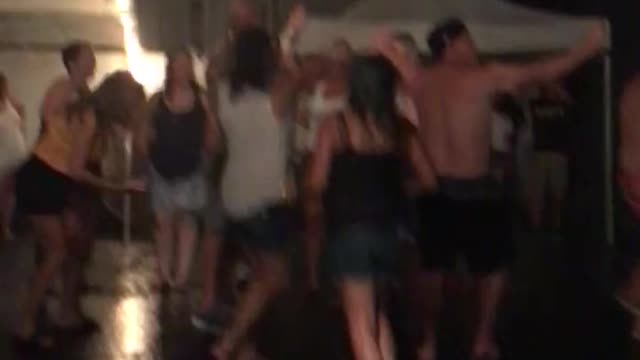 ROCKING OUT IN THE POURING RAIN