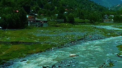 Nature's Elegance: Mountain Ranges and Pristine Streams