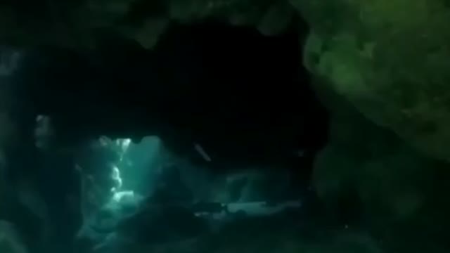Cave swim in Belize