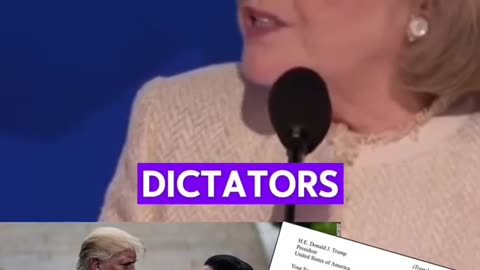 Hillary: Kamala Won’t Send 'Love Letters to Dictators' Like Trump! 💌 #shorts