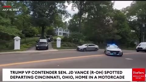 JD VANCE VỪA RỜI OHIO TRONG MỘT ĐOÀN XE HỘ TỐNG!