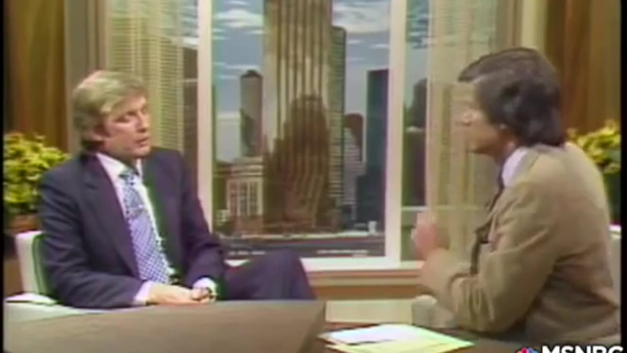 Donald Trump Interviewed by Tom Brokaw on the Today Show - 1980