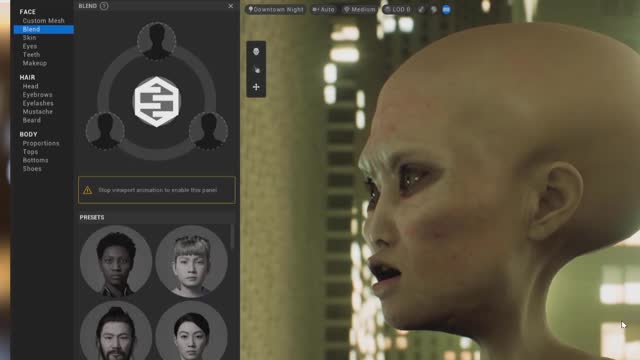 Alien-Human Hybrid - Unreal Engine's New "Mesh-to-MetaHuman Tool!