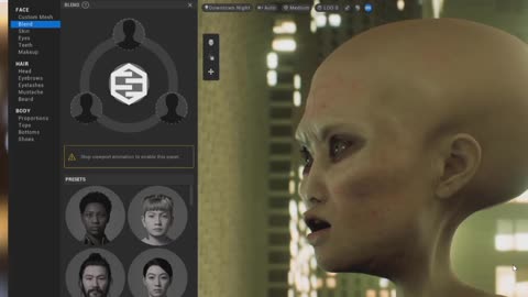 Alien-Human Hybrid - Unreal Engine's New "Mesh-to-MetaHuman Tool!